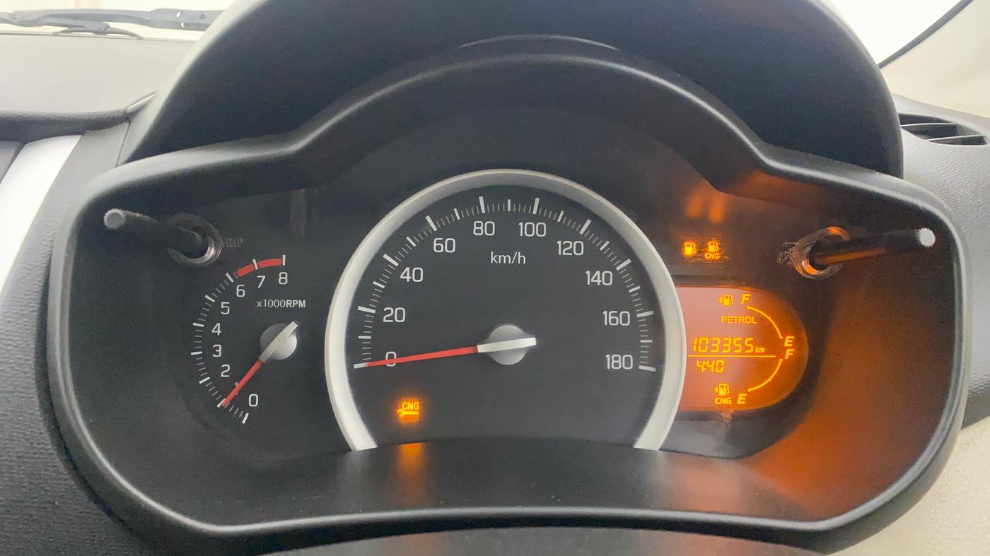 2020 Maruti Celerio VXI CNG, CNG, Manual, 1,03,340 km, Odometer Image