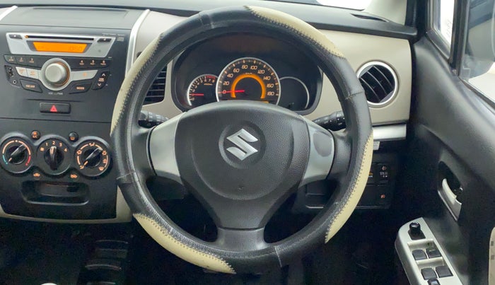 2013 Maruti Wagon R 1.0 VXI, Petrol, Manual, 42,876 km, Steering Wheel Close Up