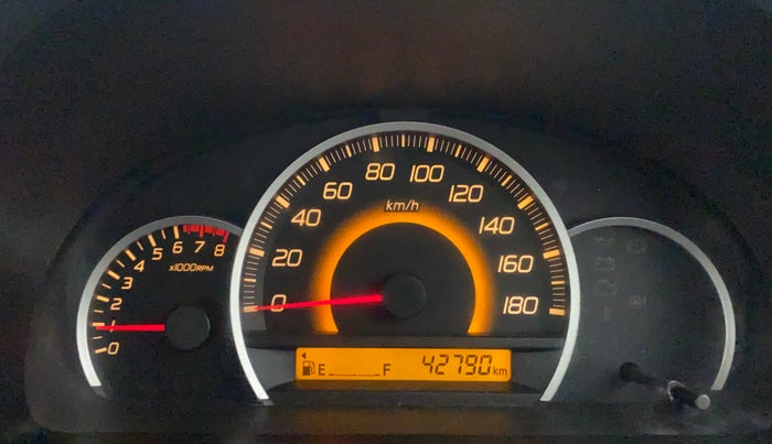 2013 Maruti Wagon R 1.0 VXI, Petrol, Manual, 42,876 km, Odometer Image