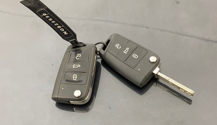 2022 Skoda KUSHAQ AMBITION 1.0L TSI AT, Petrol, Automatic, 62,833 km, Key Close Up