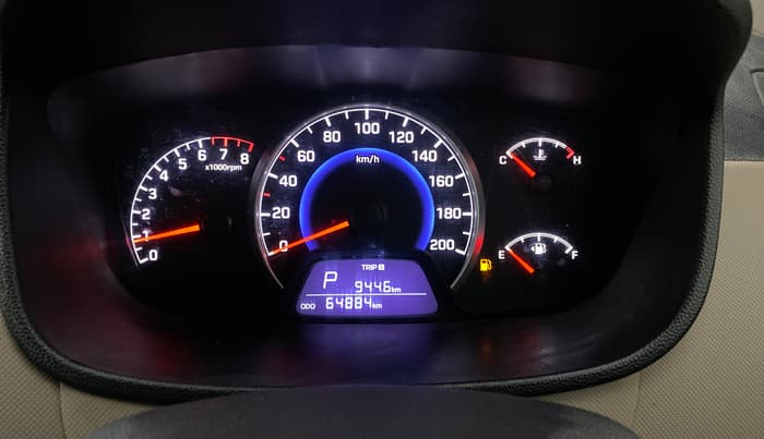 2017 Hyundai Grand i10 SPORTZ AT 1.2 KAPPA VTVT, Petrol, Automatic, 64,884 km, Odometer Image
