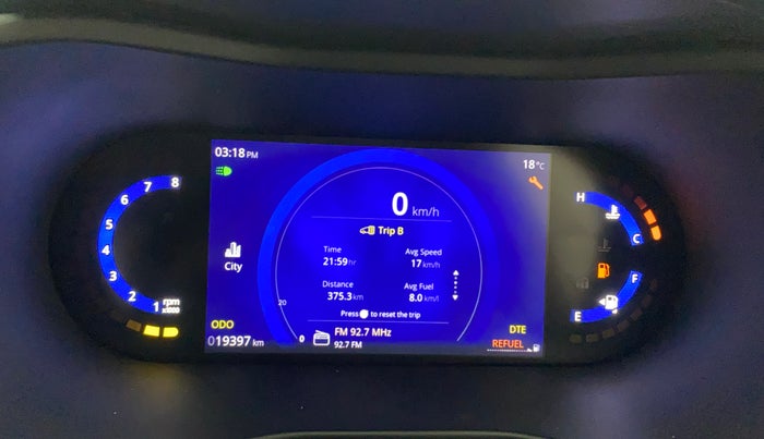 2023 Tata NEXON CREATIVE PLUS S 1.2 REVOTRON 6 MT, Petrol, Manual, 19,397 km, Odometer Image