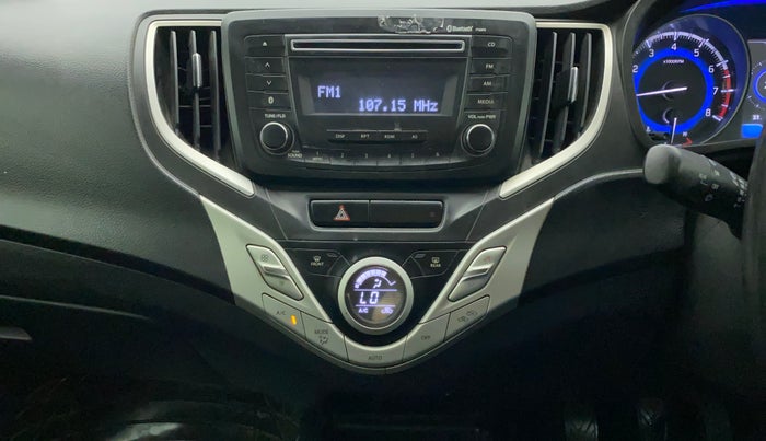 2017 Maruti Baleno ZETA PETROL 1.2, Petrol, Manual, 1,15,870 km, Air Conditioner