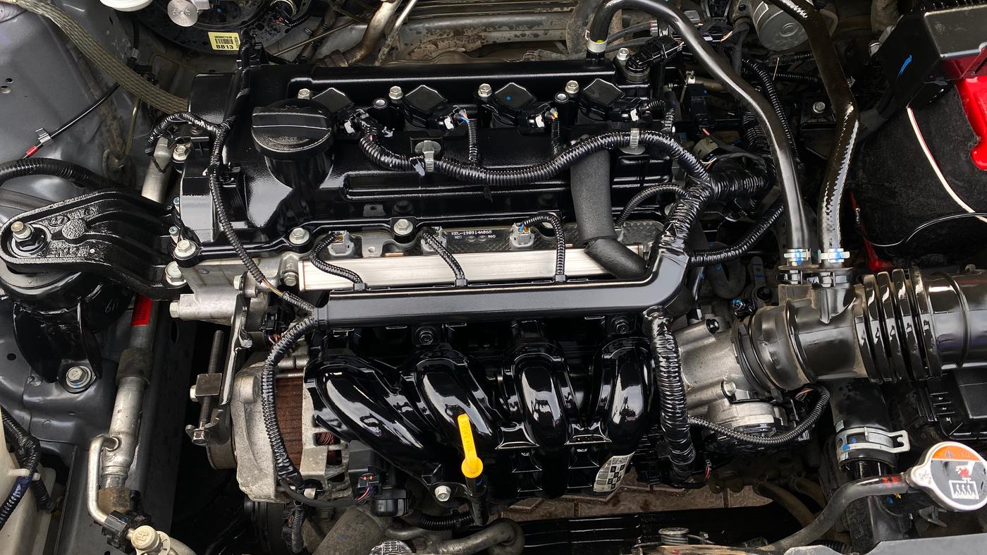 2019 Hyundai Elite i20 ASTA (O) CVT, Petrol, Automatic, 57,689 km, Engine View