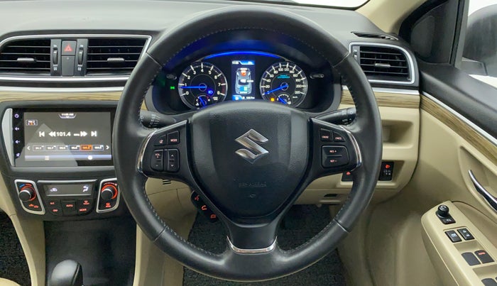 2021 Maruti Ciaz ALPHA 1.5 AT SHVS, Petrol, Automatic, 10,201 km, Steering Wheel Close Up