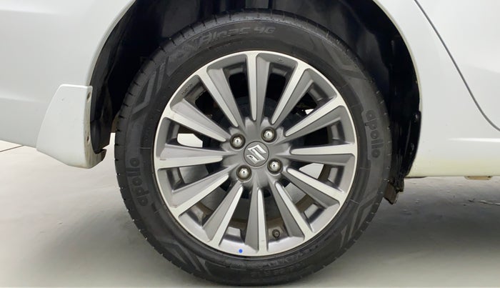 2021 Maruti Ciaz ALPHA 1.5 AT SHVS, Petrol, Automatic, 10,201 km, Right Rear Wheel