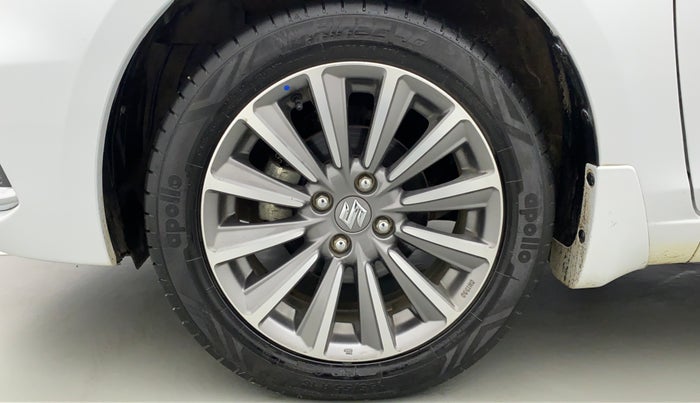2021 Maruti Ciaz ALPHA 1.5 AT SHVS, Petrol, Automatic, 10,201 km, Left Front Wheel