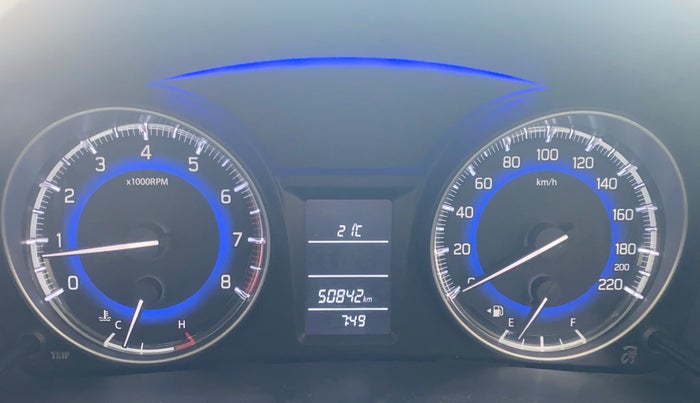 2020 Maruti Baleno DELTA PETROL 1.2, Petrol, Manual, 50,806 km, Odometer Image