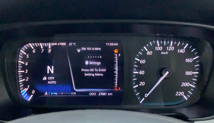 2022 Tata PUNCH CREATIVE  AMT, Petrol, Automatic, 27,268 km, Odometer Image