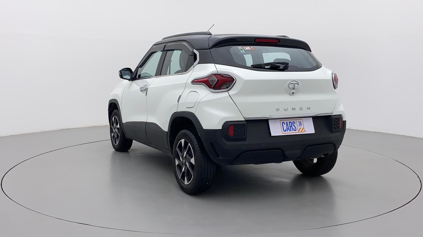 2022 Tata PUNCH CREATIVE  AMT, Petrol, Automatic, 27,268 km, Left Back Diagonal