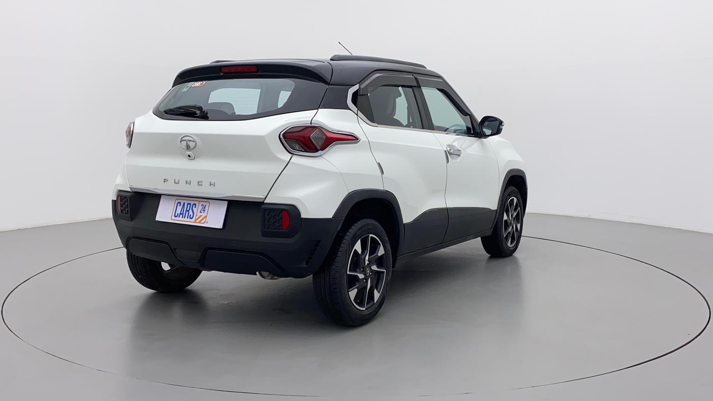 2022 Tata PUNCH CREATIVE  AMT, Petrol, Automatic, 27,268 km, Right Back Diagonal