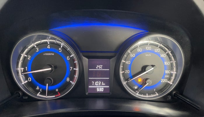 2018 Maruti Baleno DELTA PETROL 1.2, Petrol, Manual, 71,014 km, Odometer Image