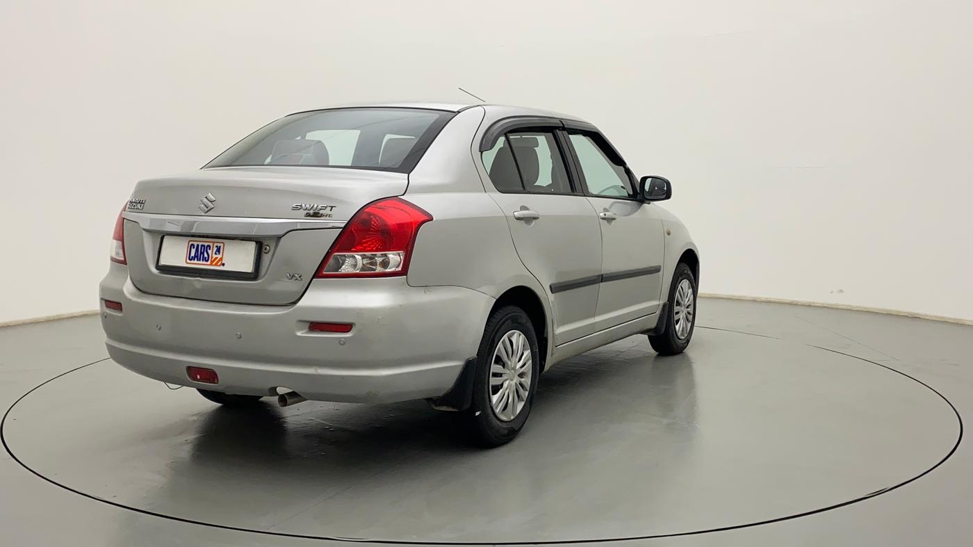 2010 Maruti Swift Dzire VXI, Petrol, Manual, 91,136 km, Right Back Diagonal