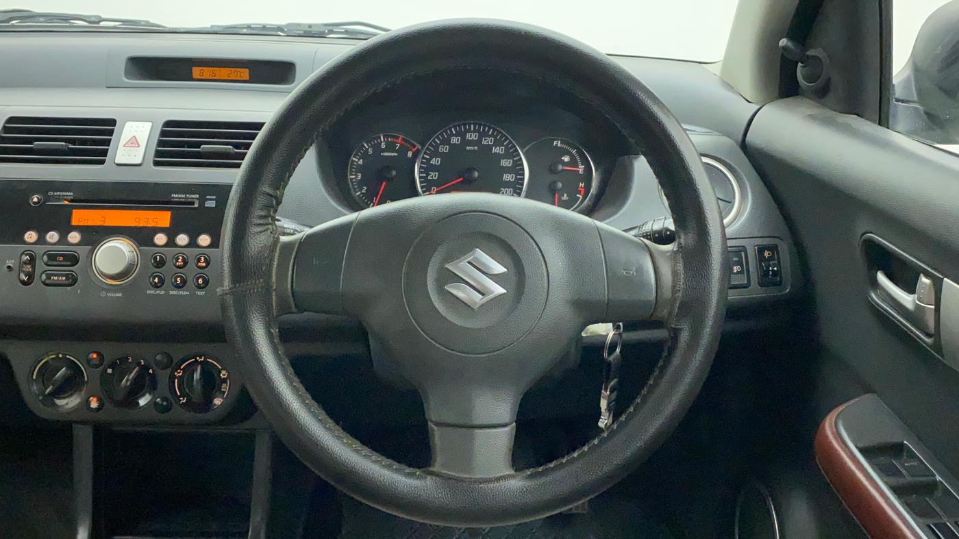 2010 Maruti Swift Dzire VXI, Petrol, Manual, 91,136 km, Steering Wheel Close Up