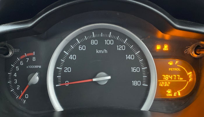 2018 Maruti Celerio VXI CNG D, CNG, Manual, 78,990 km, Odometer Image