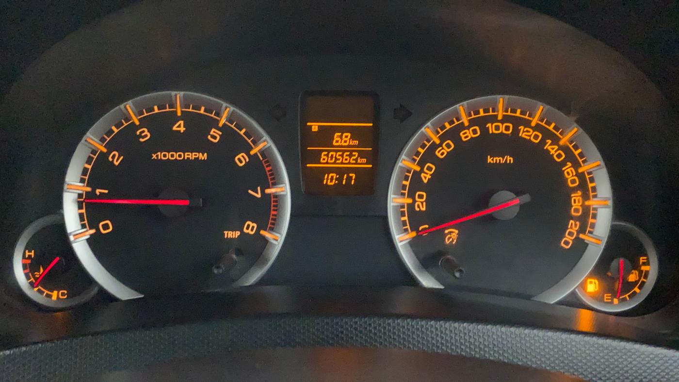 2013 Maruti Swift VXI, Petrol, Manual, 60,562 km, Odometer Image