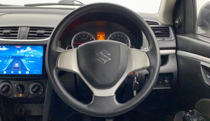 2013 Maruti Swift VXI, Petrol, Manual, 60,562 km, Steering Wheel Close Up