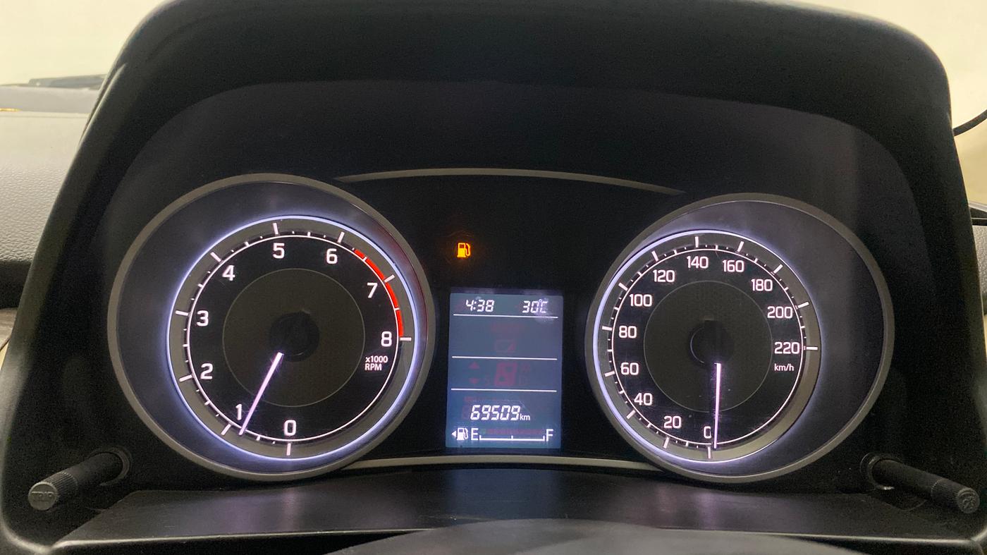 2020 Maruti Dzire ZXI, Petrol, Manual, 69,485 km, Odometer Image