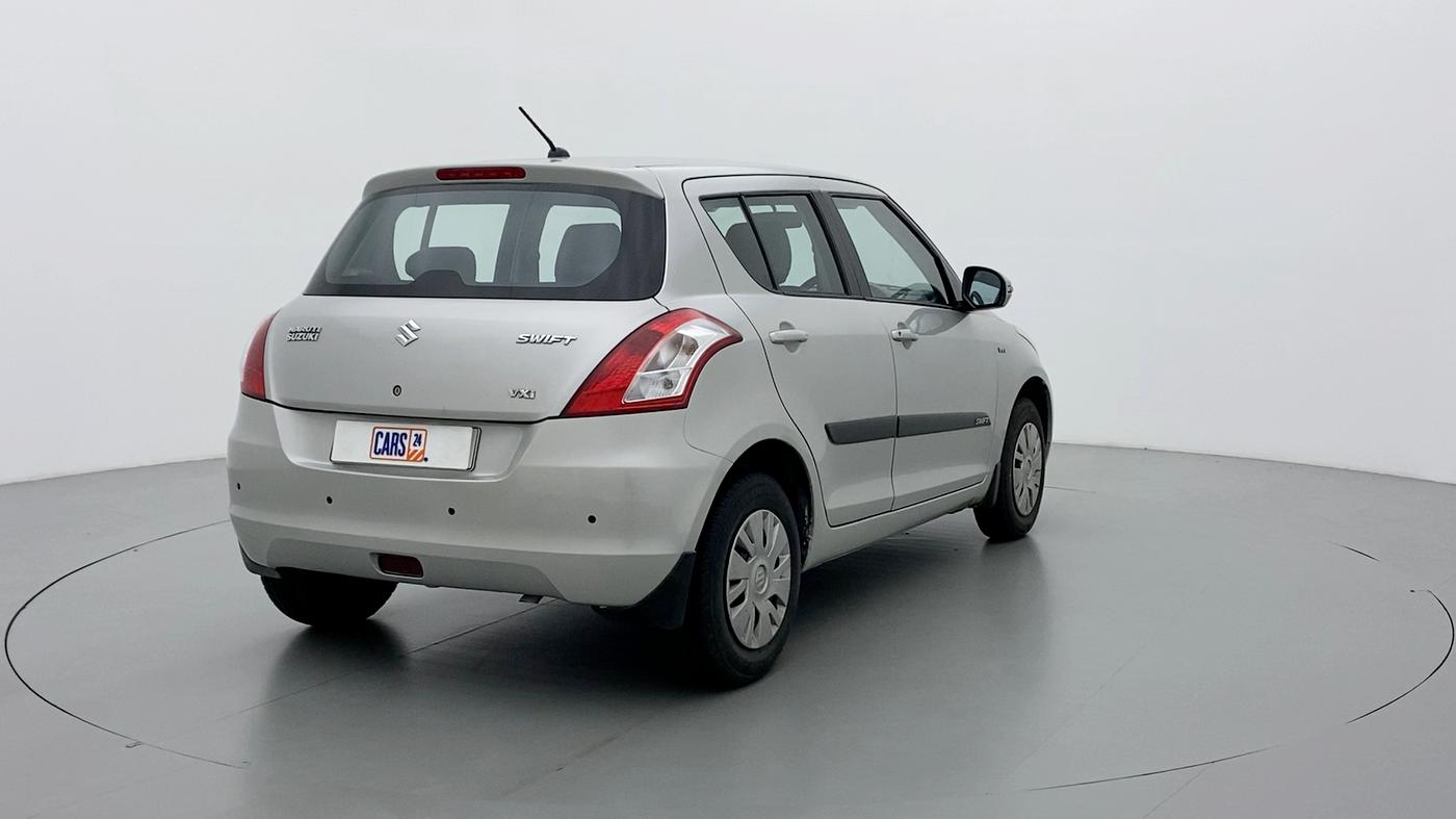 2012 Maruti Swift VXI D, Petrol, Manual, 40,186 km, Right Back Diagonal