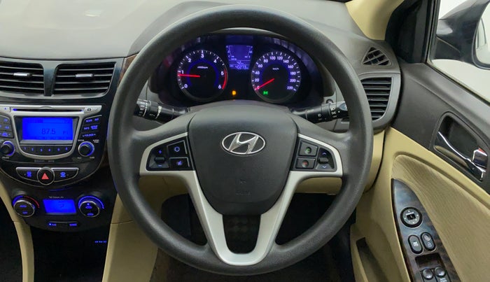 2013 Hyundai Verna FLUIDIC 1.4 CRDI EX, Diesel, Manual, 40,273 km, Steering Wheel Close Up