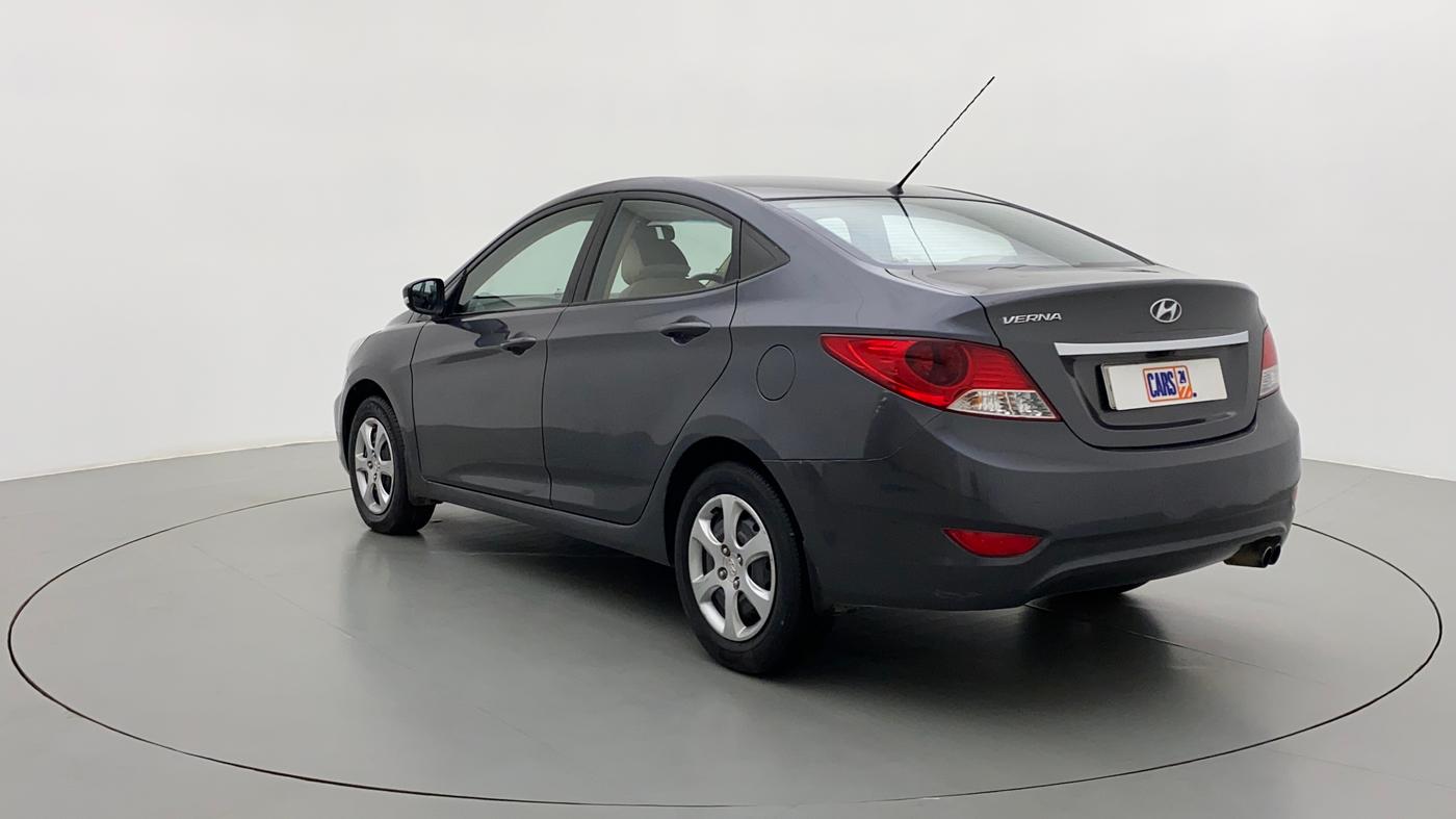 2013 Hyundai Verna FLUIDIC 1.4 CRDI EX, Diesel, Manual, 40,273 km, Left Back Diagonal