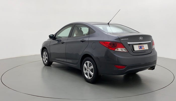 2013 Hyundai Verna FLUIDIC 1.4 CRDI EX, Diesel, Manual, 40,273 km, Left Back Diagonal