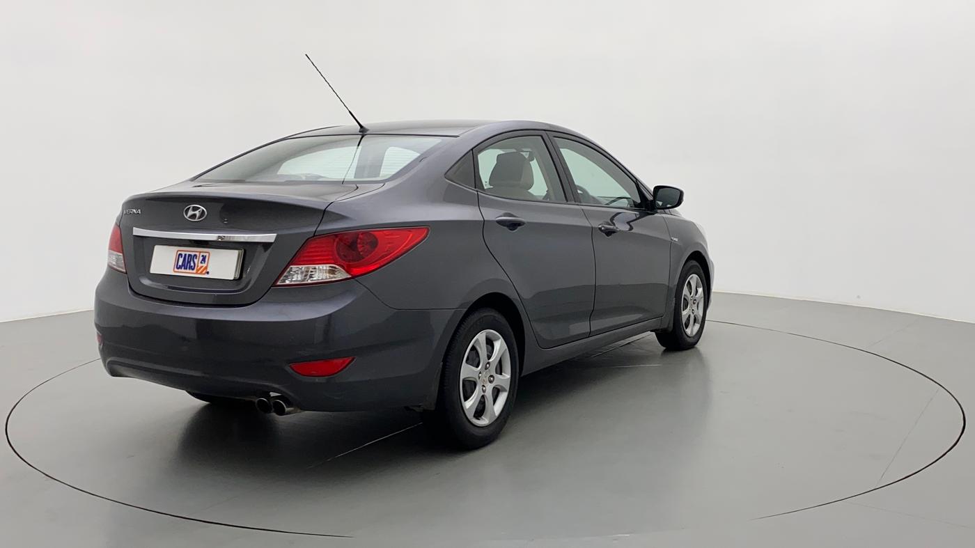 2013 Hyundai Verna FLUIDIC 1.4 CRDI EX, Diesel, Manual, 40,273 km, Right Back Diagonal