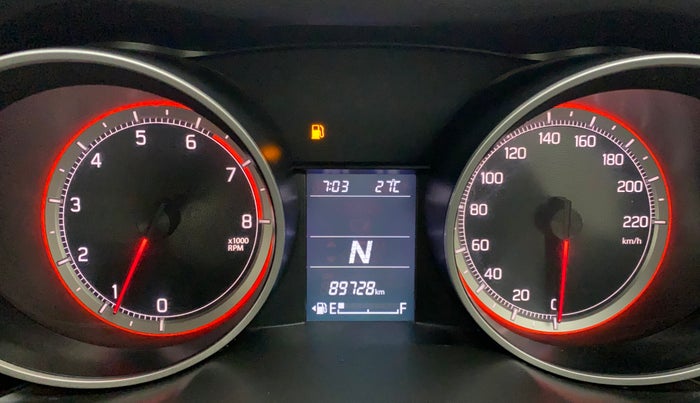 2018 Maruti Swift ZXI AMT, Petrol, Automatic, 89,965 km, Odometer Image