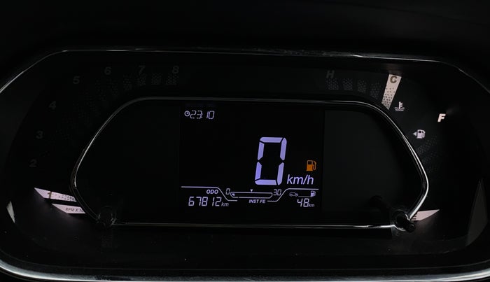 2022 Tata TIGOR XZ PLUS PETROL, Petrol, Manual, 67,809 km, Odometer Image
