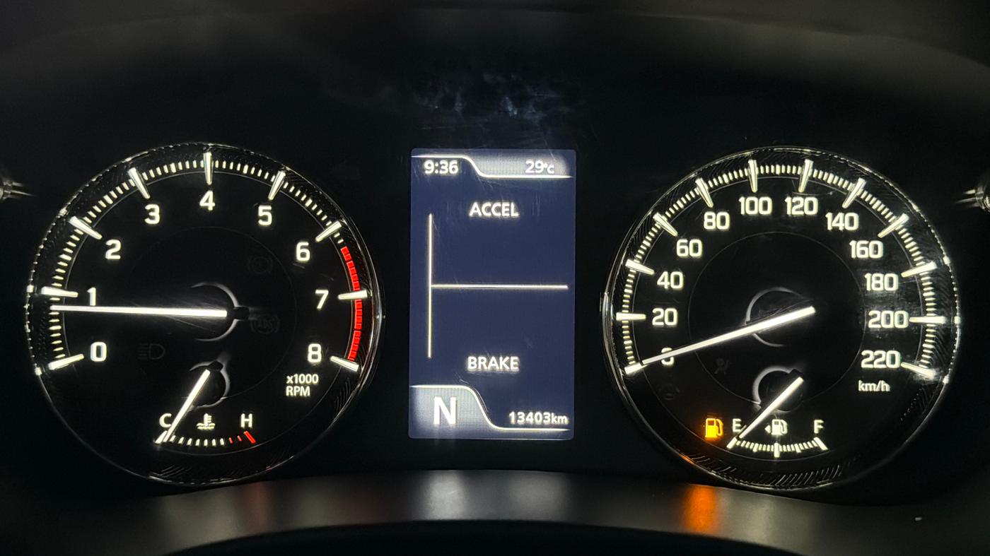 2025 Toyota Glanza V AMT, Petrol, Automatic, 13,393 km, Odometer Image