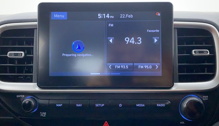 2020 Hyundai VENUE SX PLUS 1.0 TURBO DCT, Petrol, Automatic, 18,194 km, Infotainment System