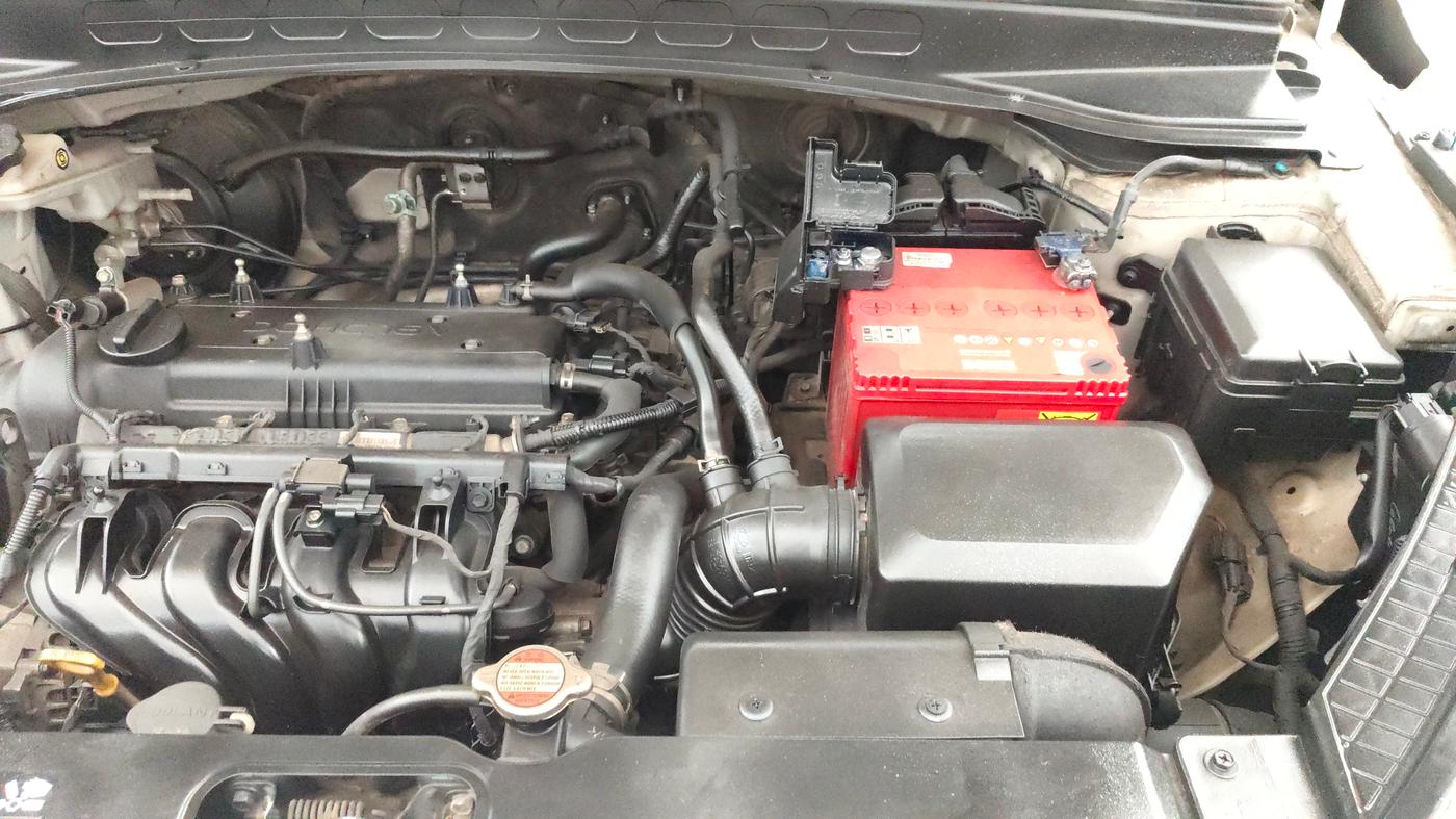 2016 Hyundai Creta SX PLUS AT 1.6 PETROL, Petrol, Automatic, 1,17,164 km, Engine View - Left