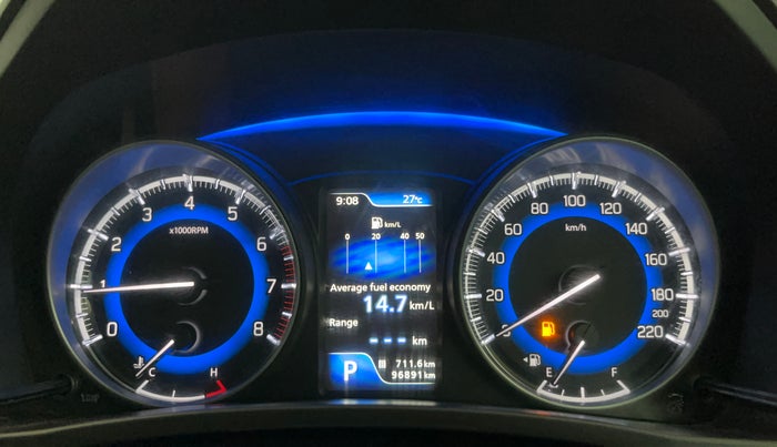 2017 Maruti Baleno ZETA CVT PETROL 1.2, Petrol, Automatic, 96,839 km, Odometer Image