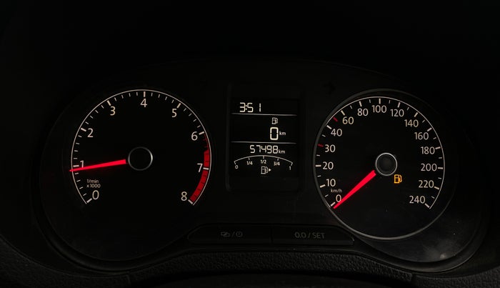 2017 Volkswagen Ameo COMFORTLINE 1.2L, Petrol, Manual, 57,495 km, Odometer Image