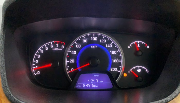 2017 Hyundai Grand i10 SPORTZ (O) 1.2 KAPPA VTVT, Petrol, Manual, 64,964 km, Odometer Image