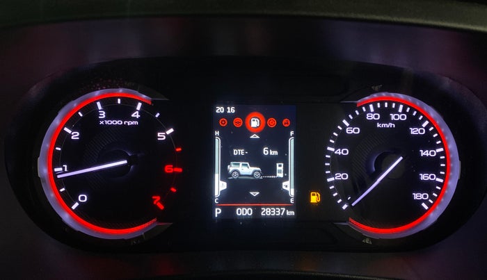 2022 Mahindra Thar LX PETROL HT 4WD AT, Petrol, Automatic, 28,294 km, Odometer Image