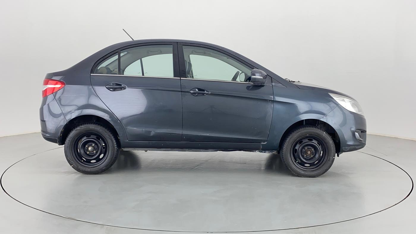 2017 Tata Zest XM RT, Petrol, Manual, 60,308 km, Right Side View
