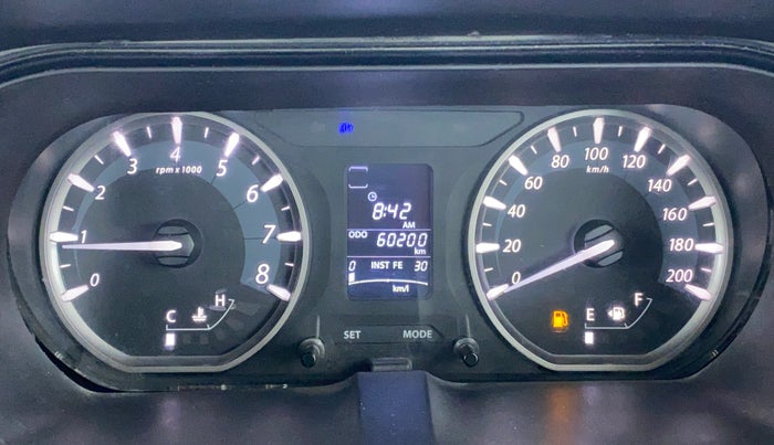 2017 Tata Zest XM RT, Petrol, Manual, 60,308 km, Odometer Image