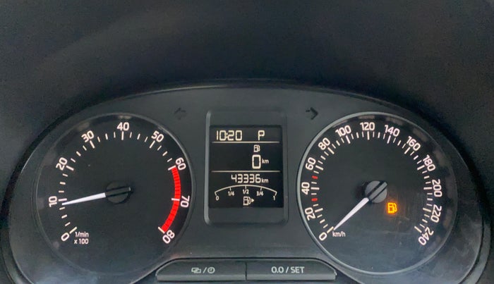 2017 Skoda Rapid 1.6 MPI STYLE AT, Petrol, Automatic, 43,728 km, Odometer Image