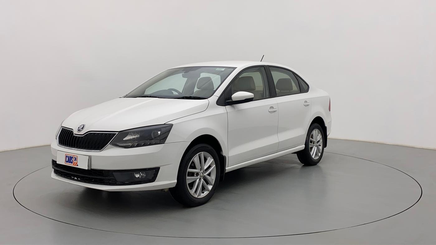 2017 Skoda Rapid 1.6 MPI STYLE AT, Petrol, Automatic, 43,728 km, Left Front Diagonal
