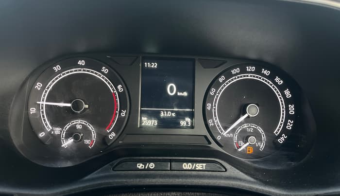 2023 Skoda SLAVIA Ambition 1.5L TSI, Petrol, Manual, 25,954 km, Odometer Image