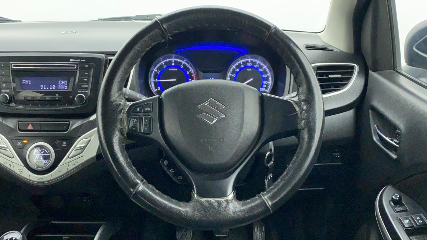 2018 Maruti Baleno DELTA PETROL 1.2, Petrol, Manual, 40,737 km, Steering Wheel Close Up