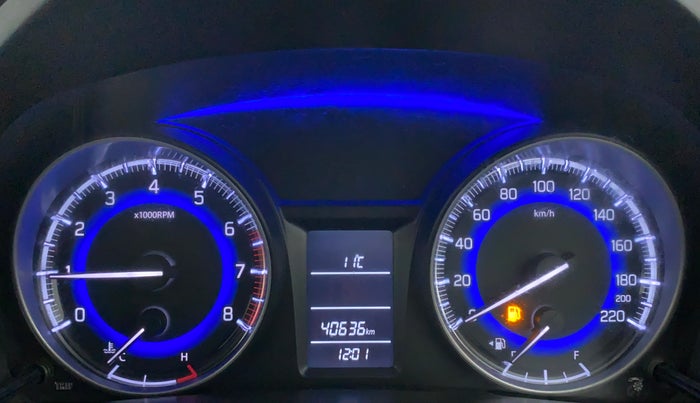2018 Maruti Baleno DELTA PETROL 1.2, Petrol, Manual, 40,737 km, Odometer Image