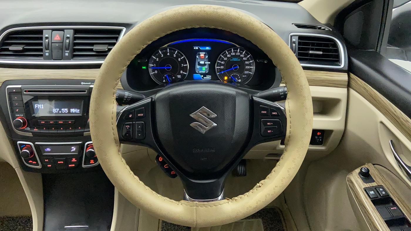 2018 Maruti Ciaz DELTA 1.5 SHVS VVT MT, Petrol, Manual, 30,729 km, Steering Wheel Close Up