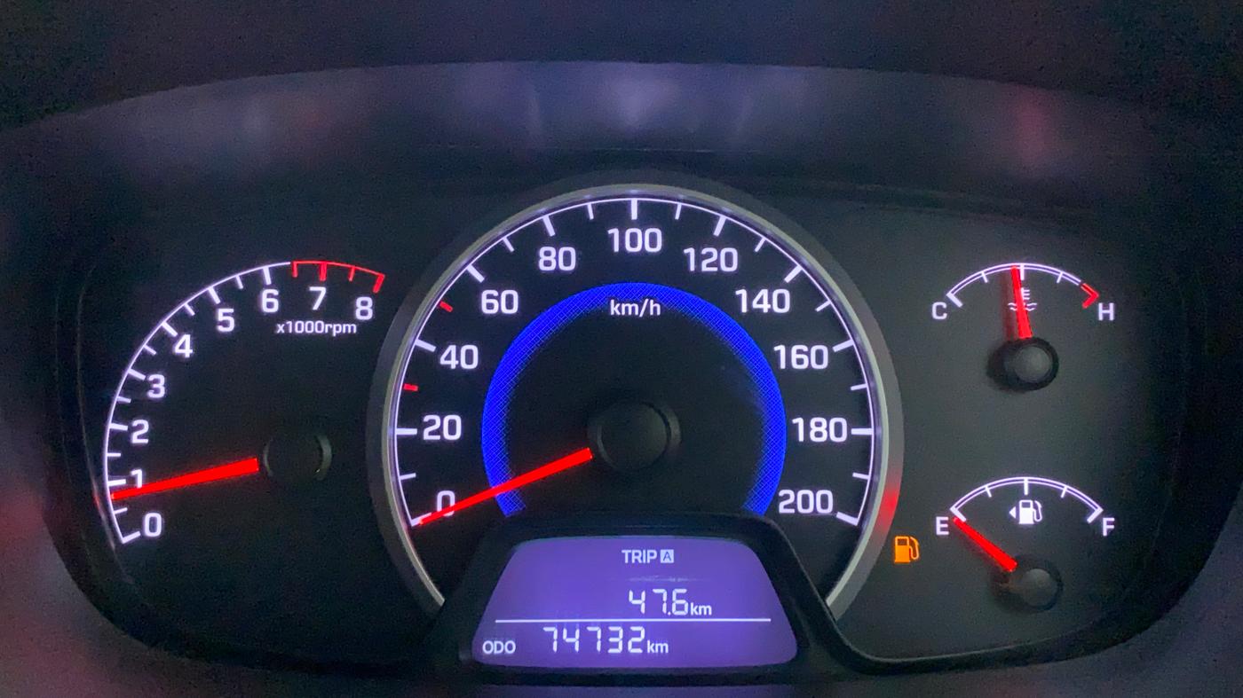 2015 Hyundai Grand i10 ASTA 1.2 KAPPA VTVT, Petrol, Manual, 74,732 km, Odometer Image