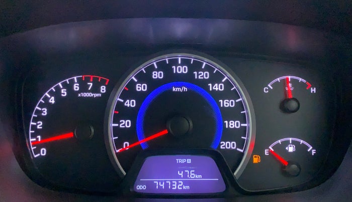 2015 Hyundai Grand i10 ASTA 1.2 KAPPA VTVT, Petrol, Manual, 74,732 km, Odometer Image