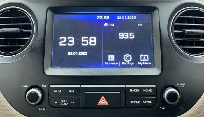 2017 Hyundai Grand i10 SPORTZ (O) 1.2 AT VTVT, Petrol, Automatic, 30,210 km, Infotainment System