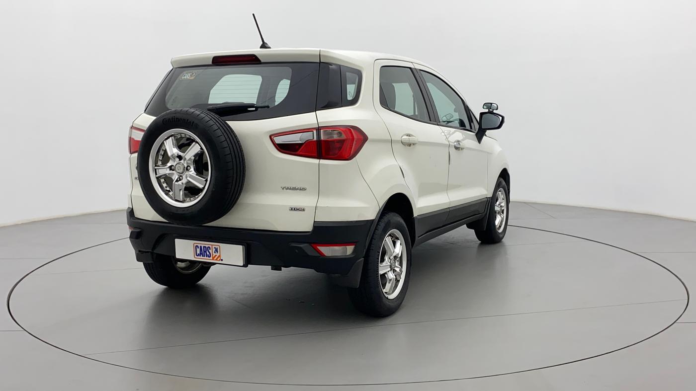 2017 Ford Ecosport TREND+ 1.5L DIESEL, Diesel, Manual, 84,332 km, Right Back Diagonal