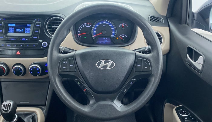2014 Hyundai Xcent S 1.2 OPT, Petrol, Manual, 34,810 km, Steering Wheel Close Up