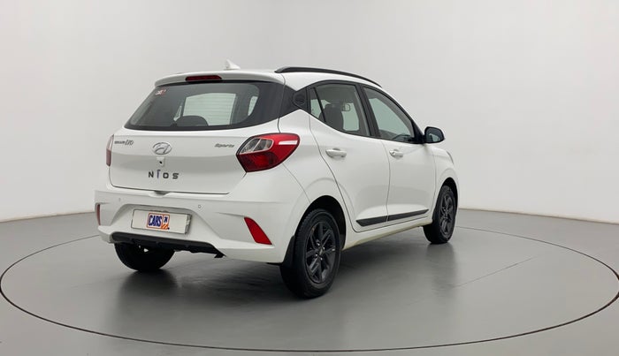 2021 Hyundai GRAND I10 NIOS SPORTZ 1.2 KAPPA VTVT, Petrol, Manual, 14,596 km, Right Back Diagonal